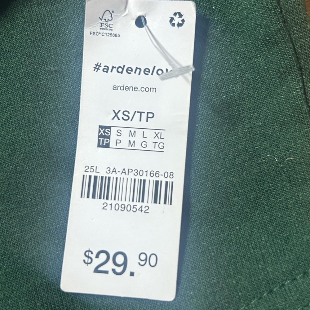 Green Cropped Hoodie with National Parks Graphic - Size XS - Brand New W… - Picture 4 of 5